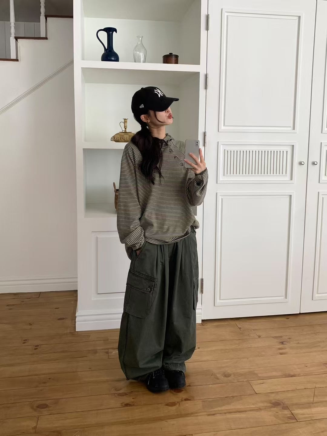 Unisex vintage leng pants