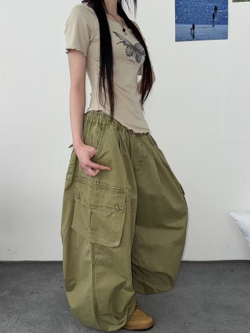 Unisex vintage leng pants