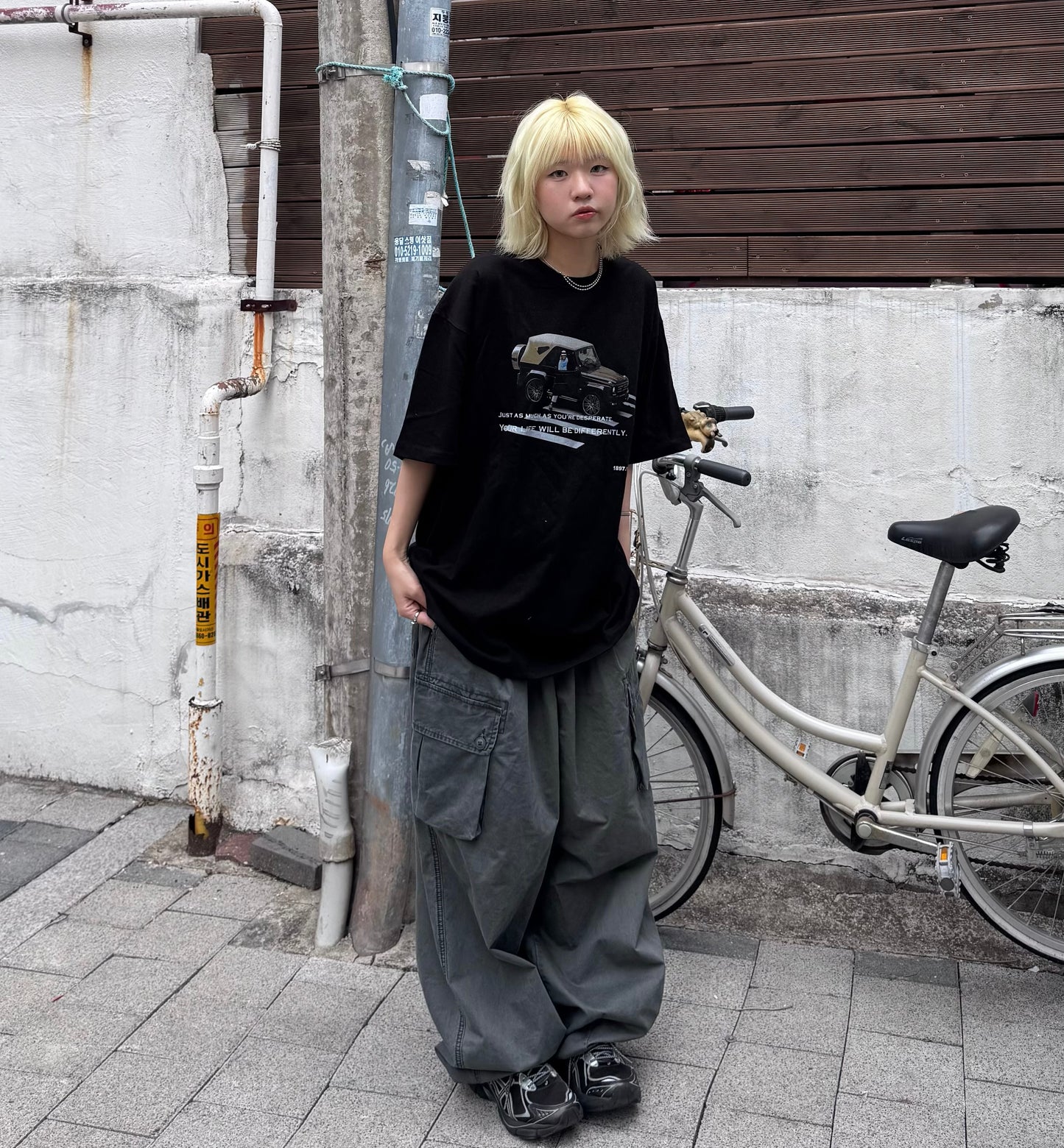Unisex vintage leng pants
