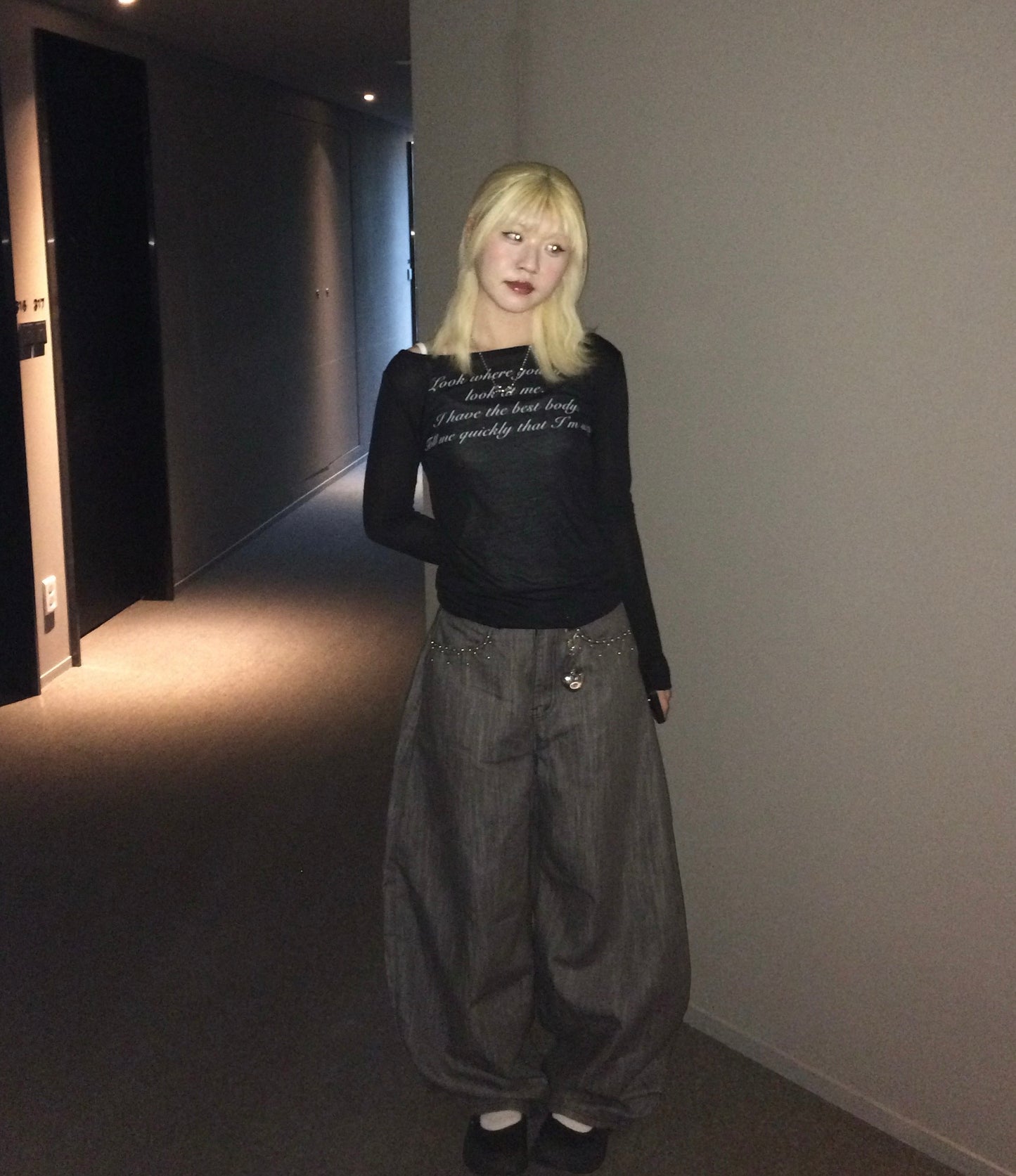 See though brandy top