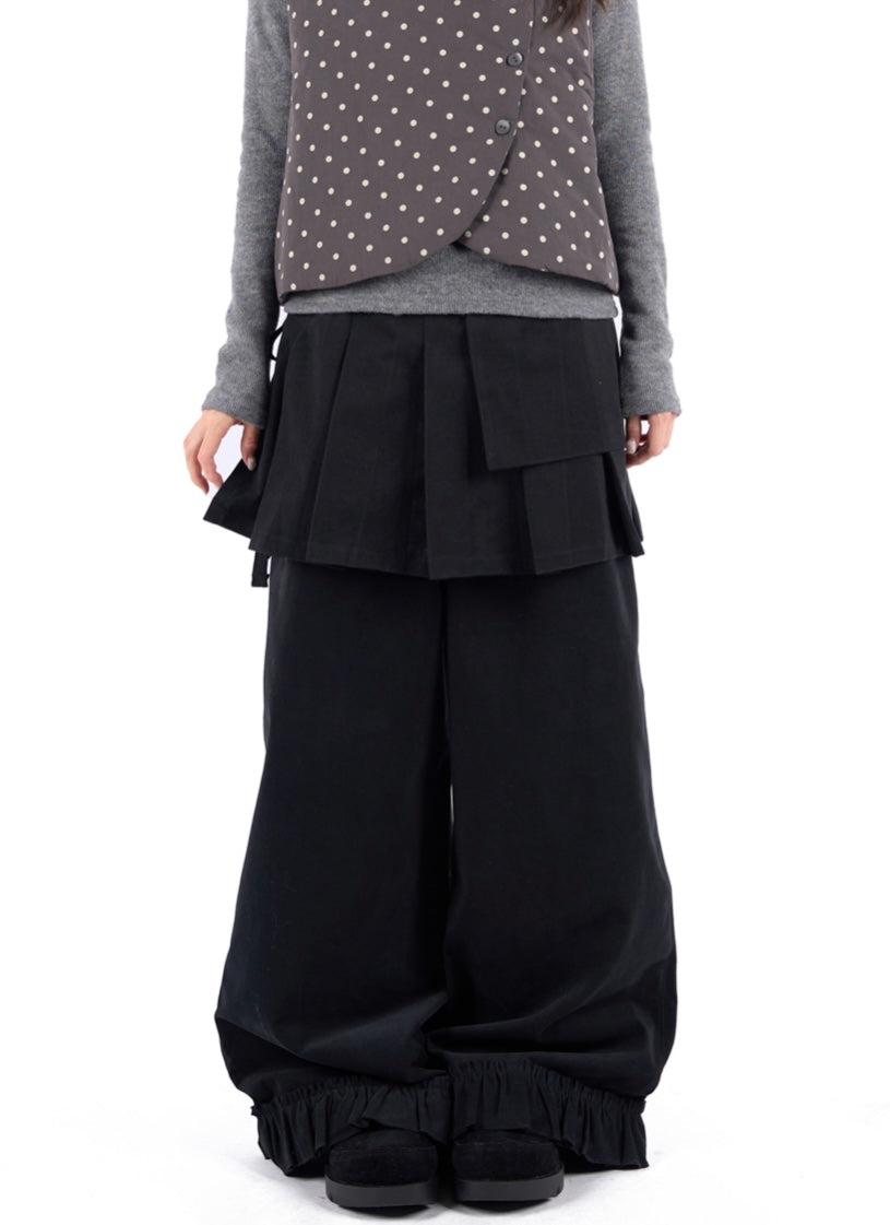Must have layer pants (可分折裙+褲)