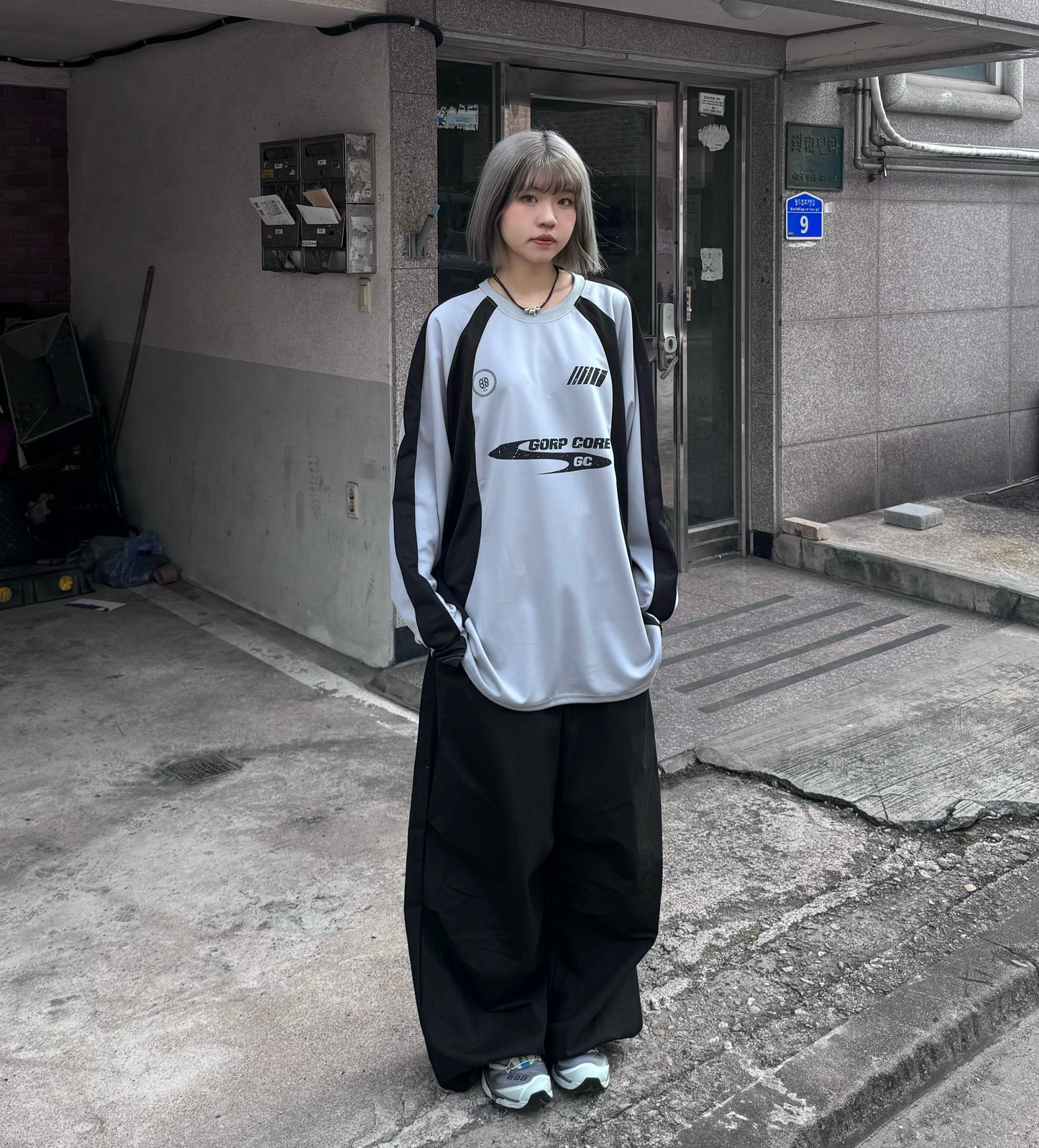 Unsiex leng cut super wide pants