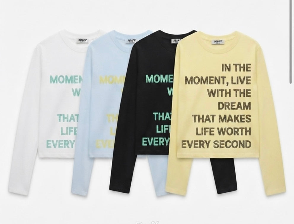 Autumn words tee