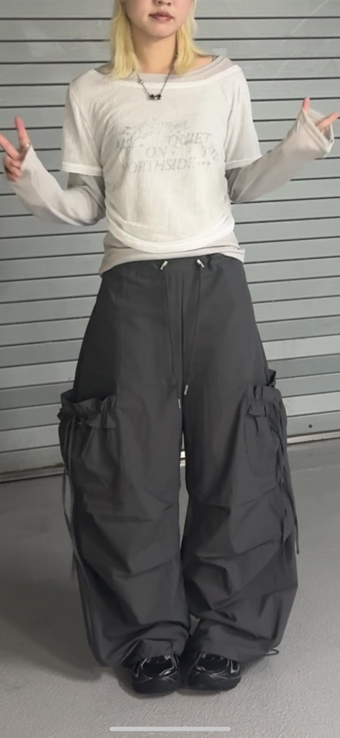 Must in 索繩ruffle工裝褲