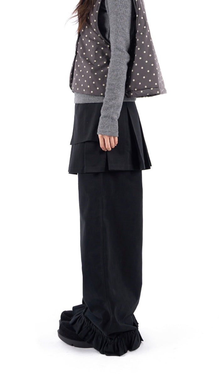 Must have layer pants (可分折裙+褲)
