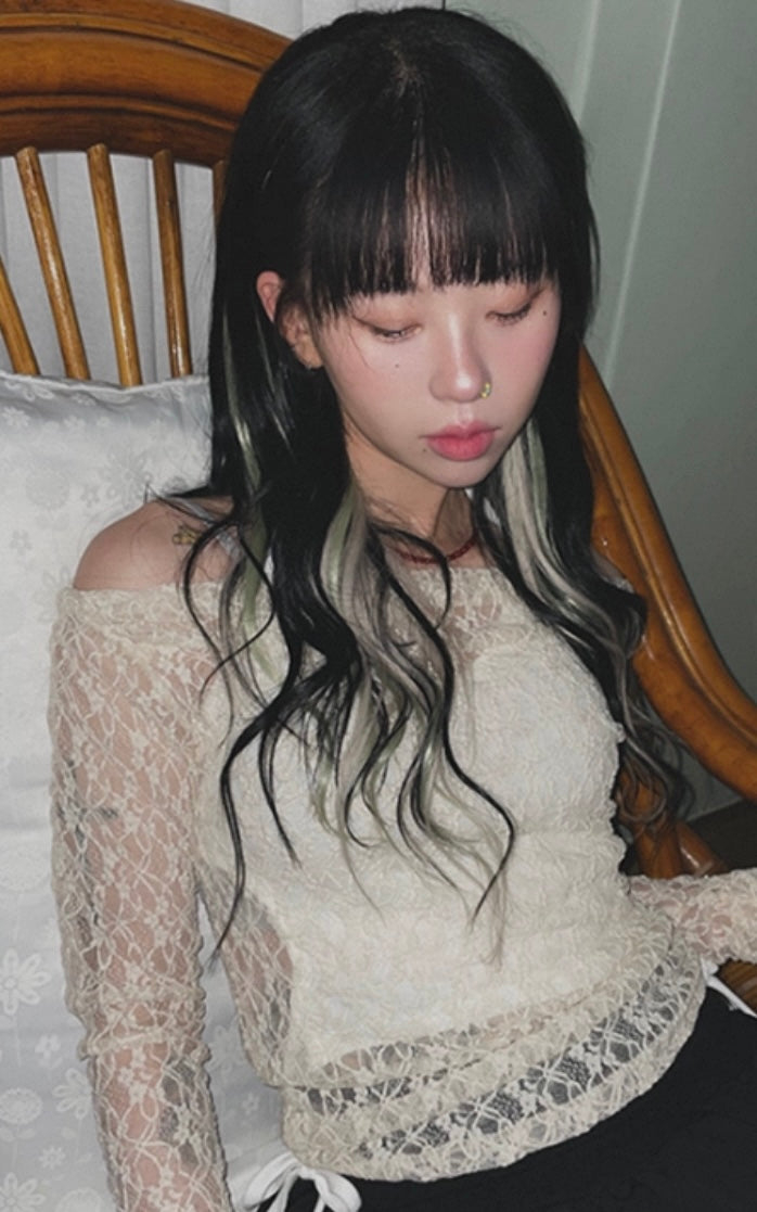 Lace top set