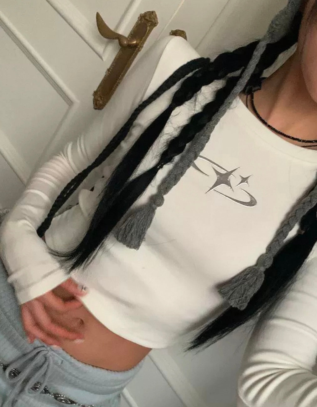 Bling bling crop tee