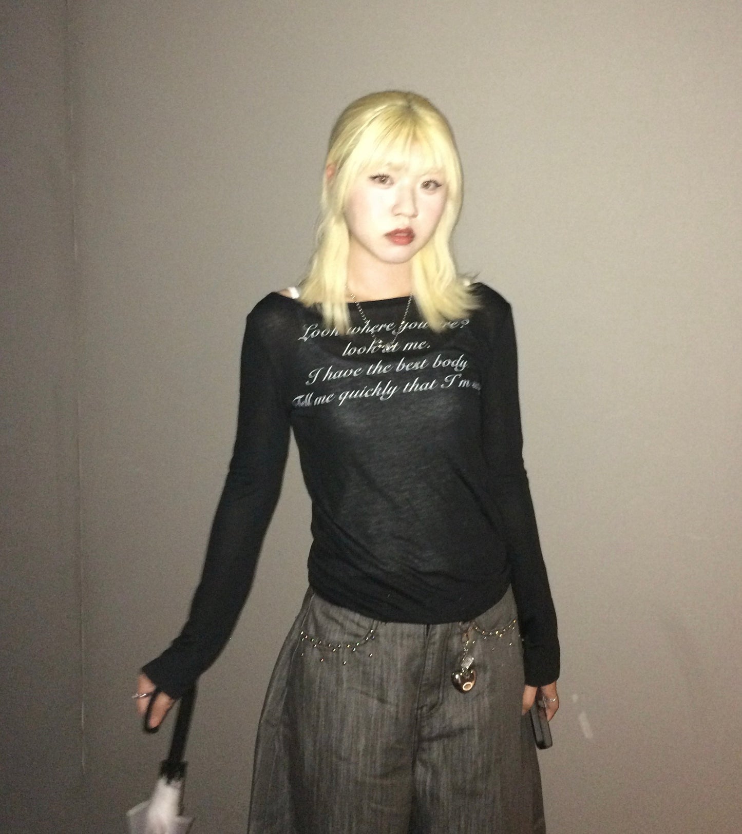 See though brandy top