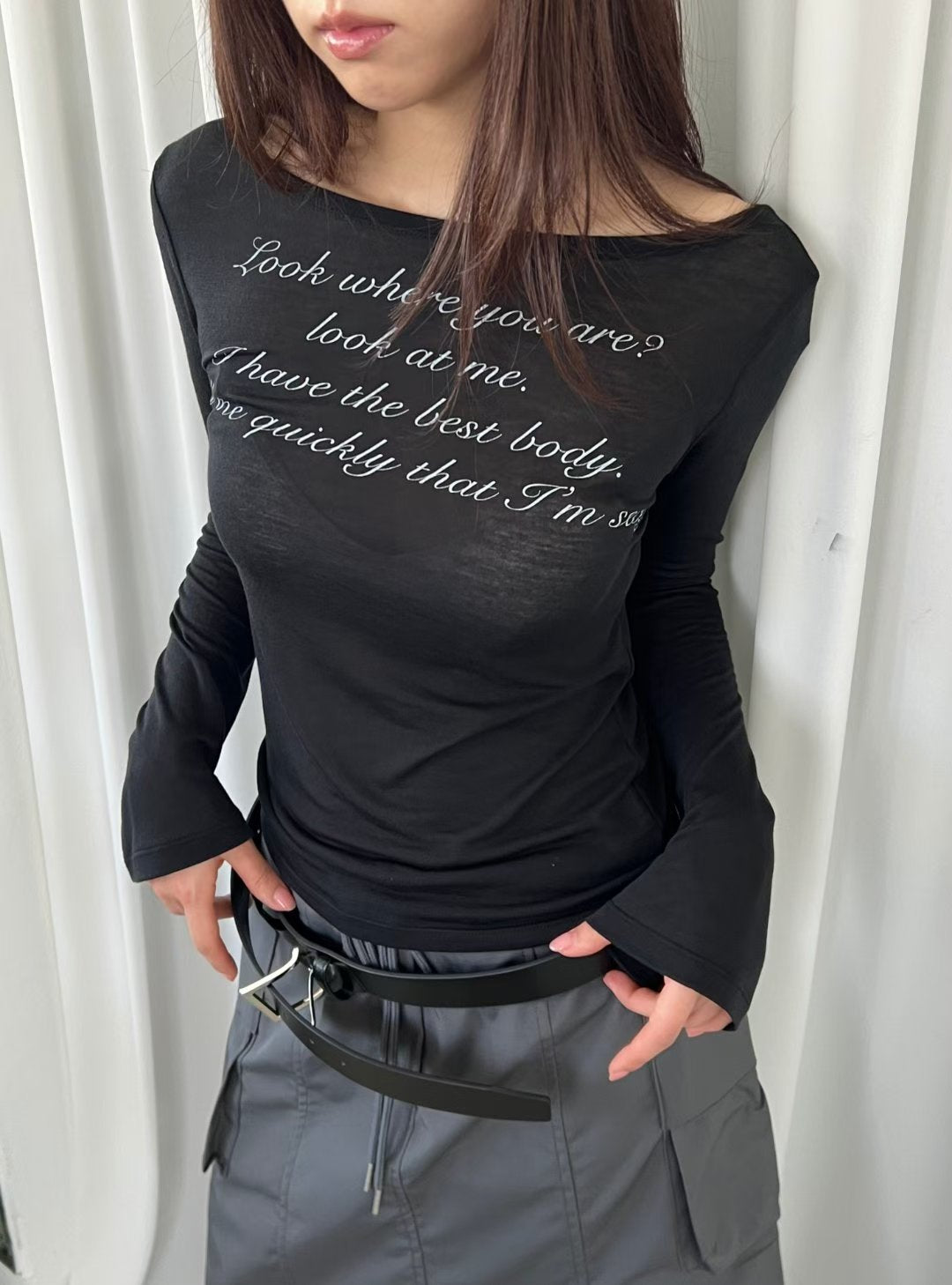 See though brandy top