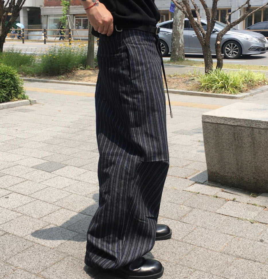 Unisex striped pants