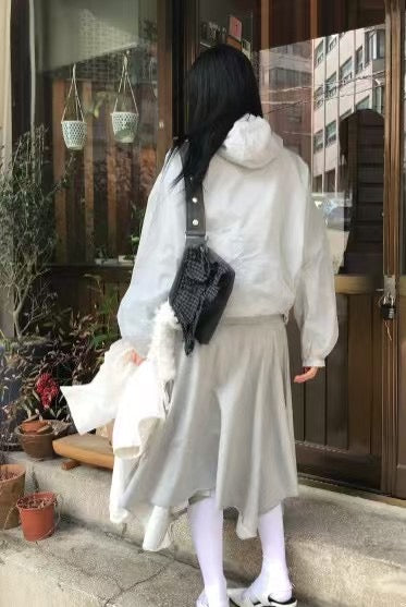 3 way checked belt bag