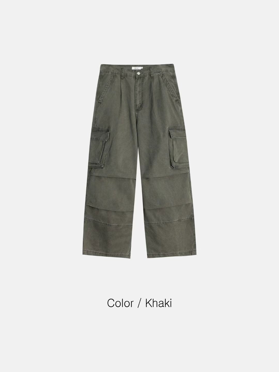 Unisex Special washed cargo pants