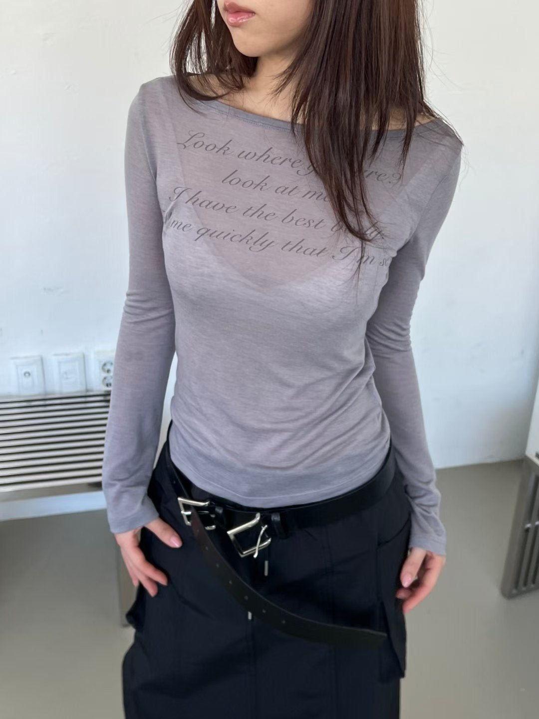 See though brandy top