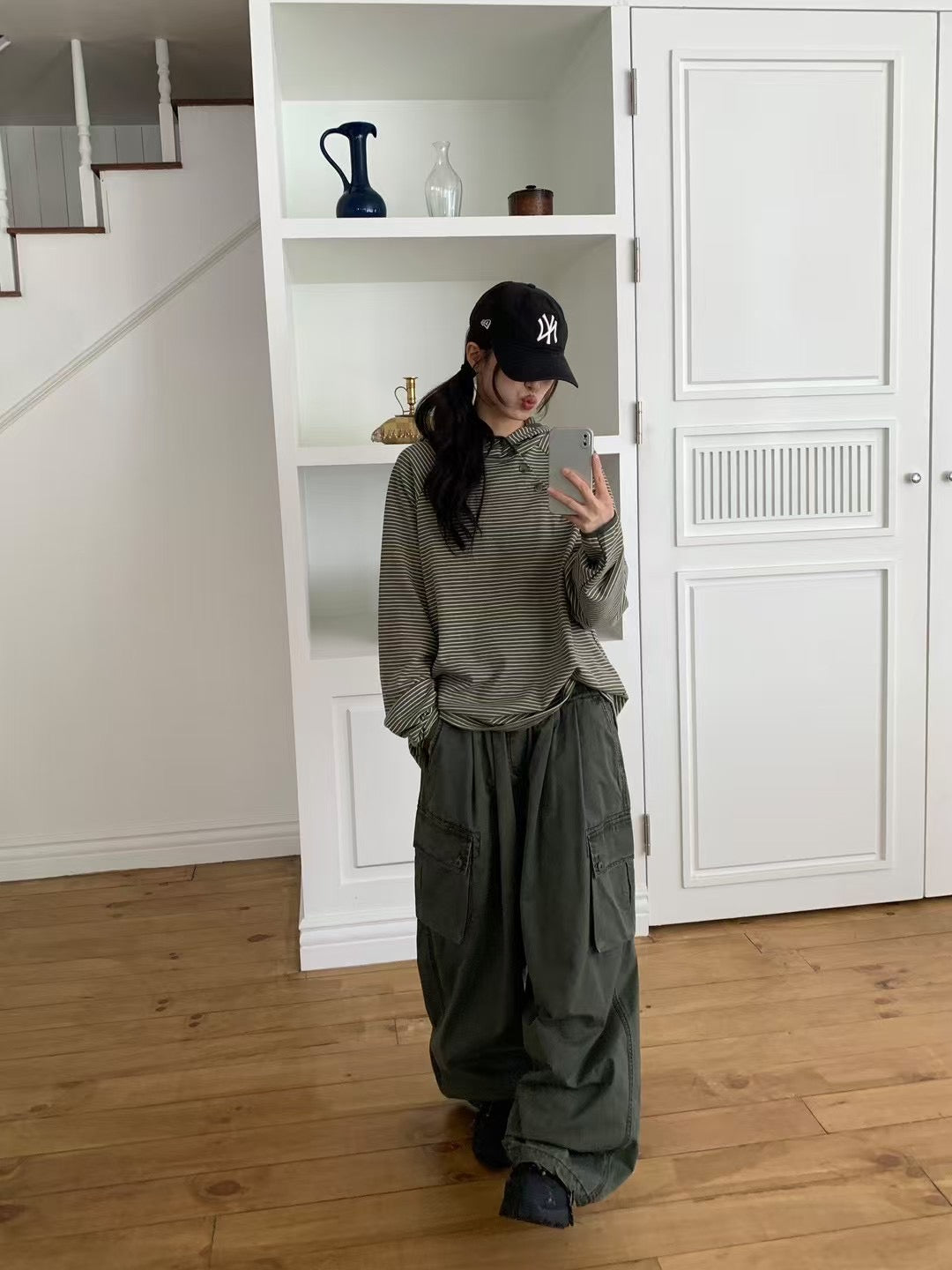 Unisex vintage leng pants