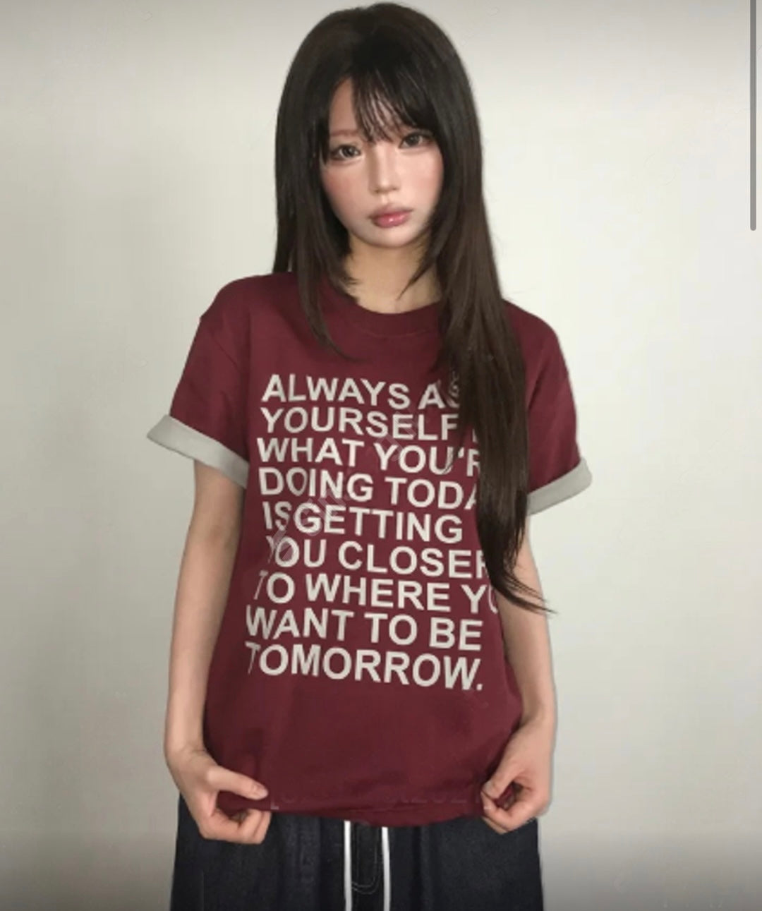 Unisex words tee