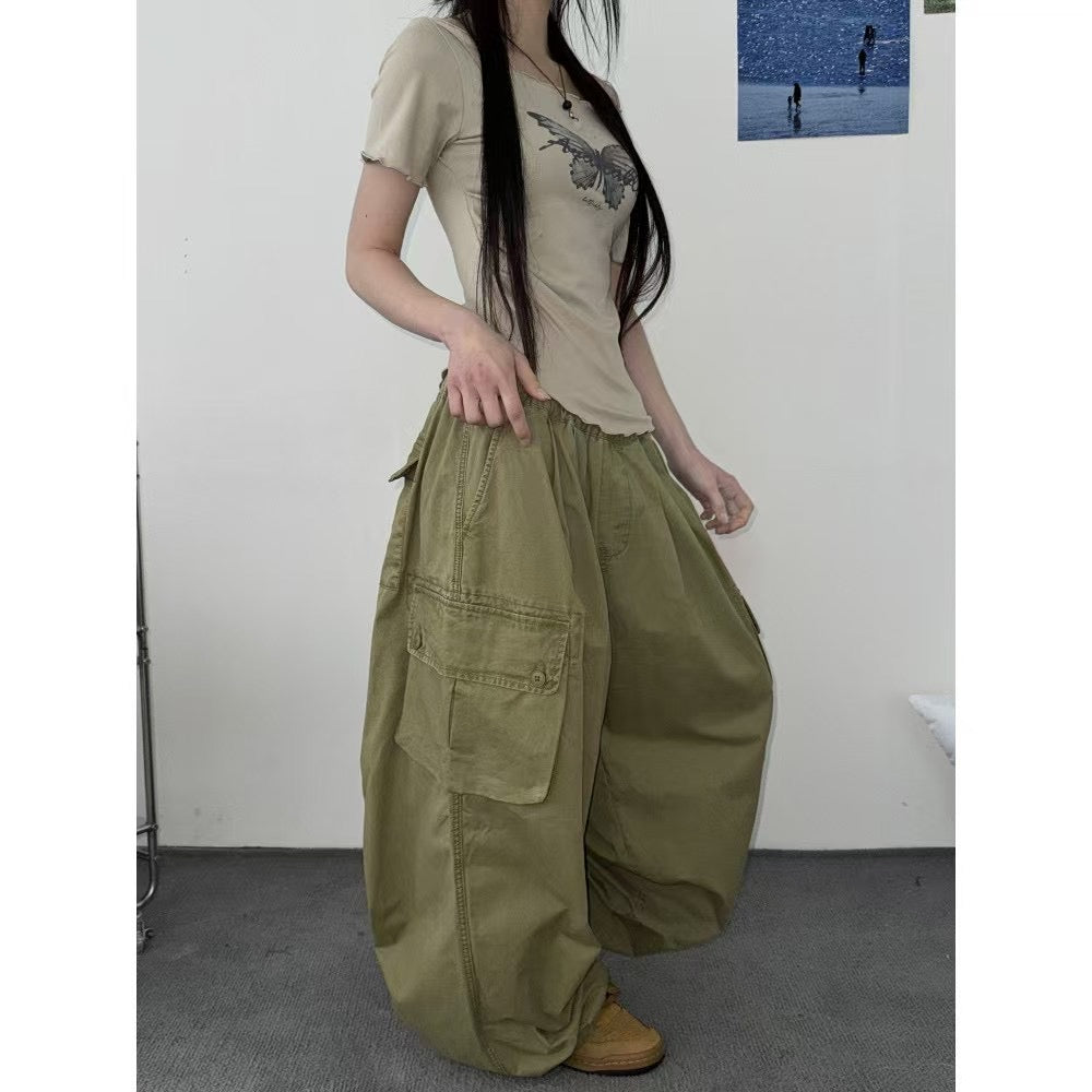 Unisex vintage leng pants