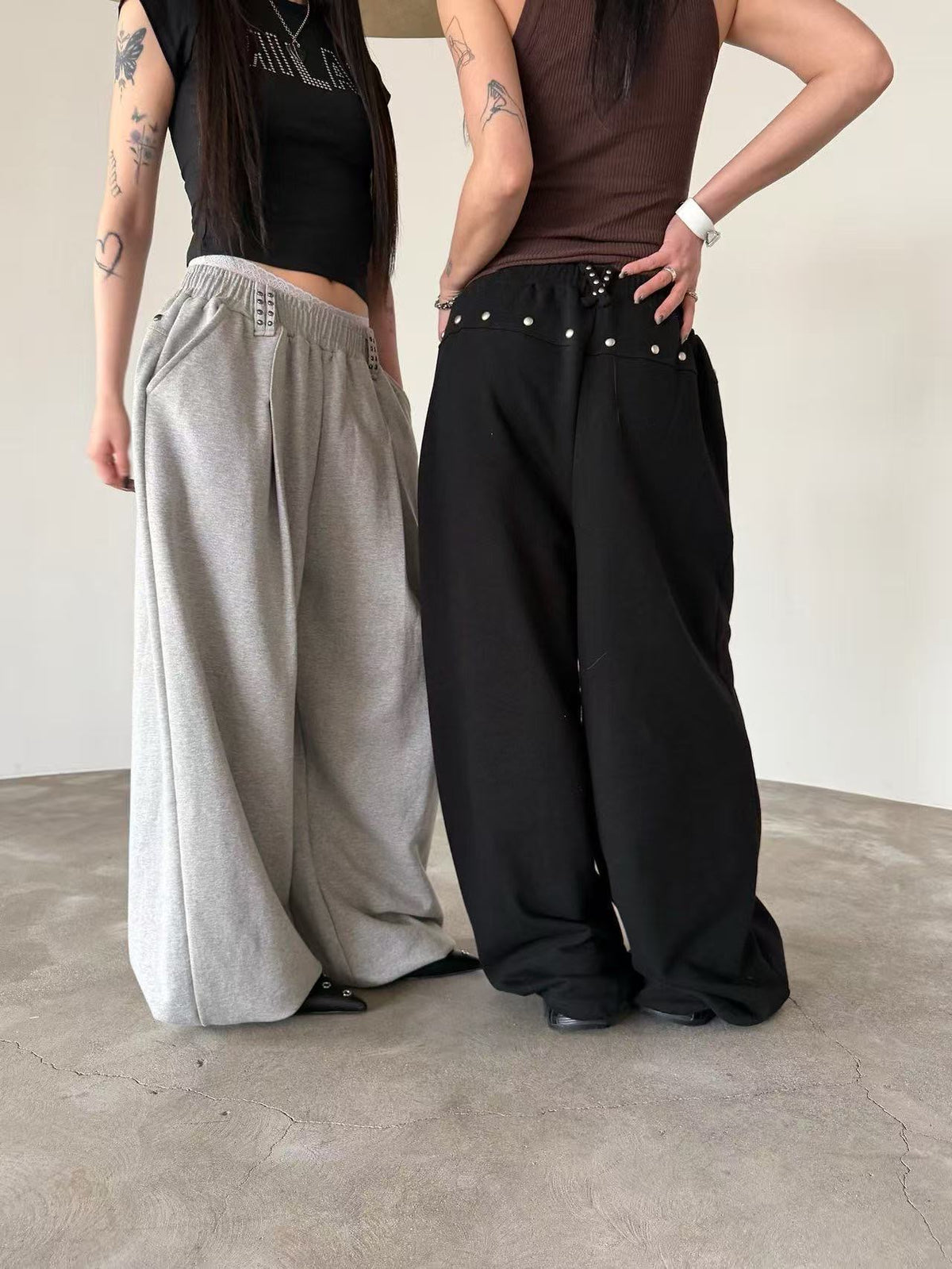Pin cotton pants