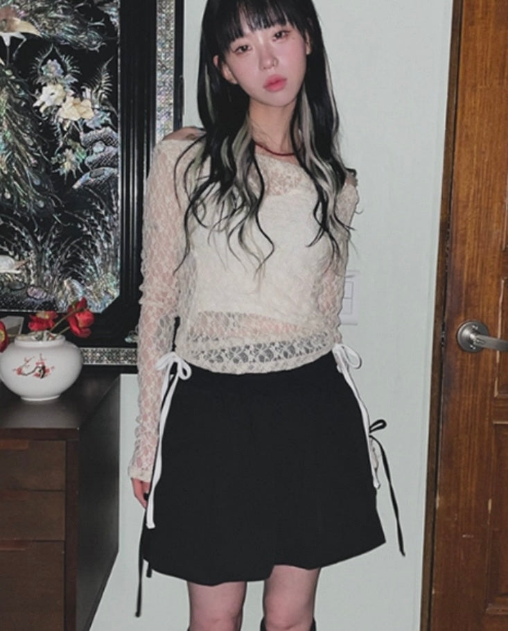 Lace top set