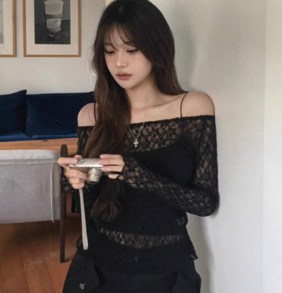 Lace top set