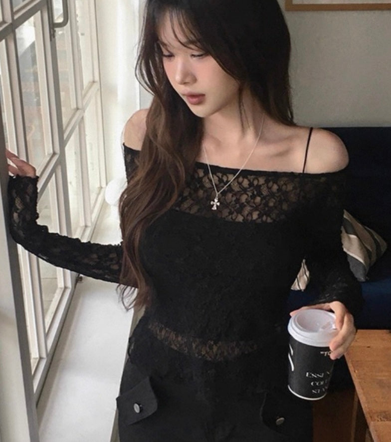 Lace top set