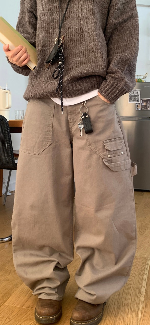 Leng cut cargo pants