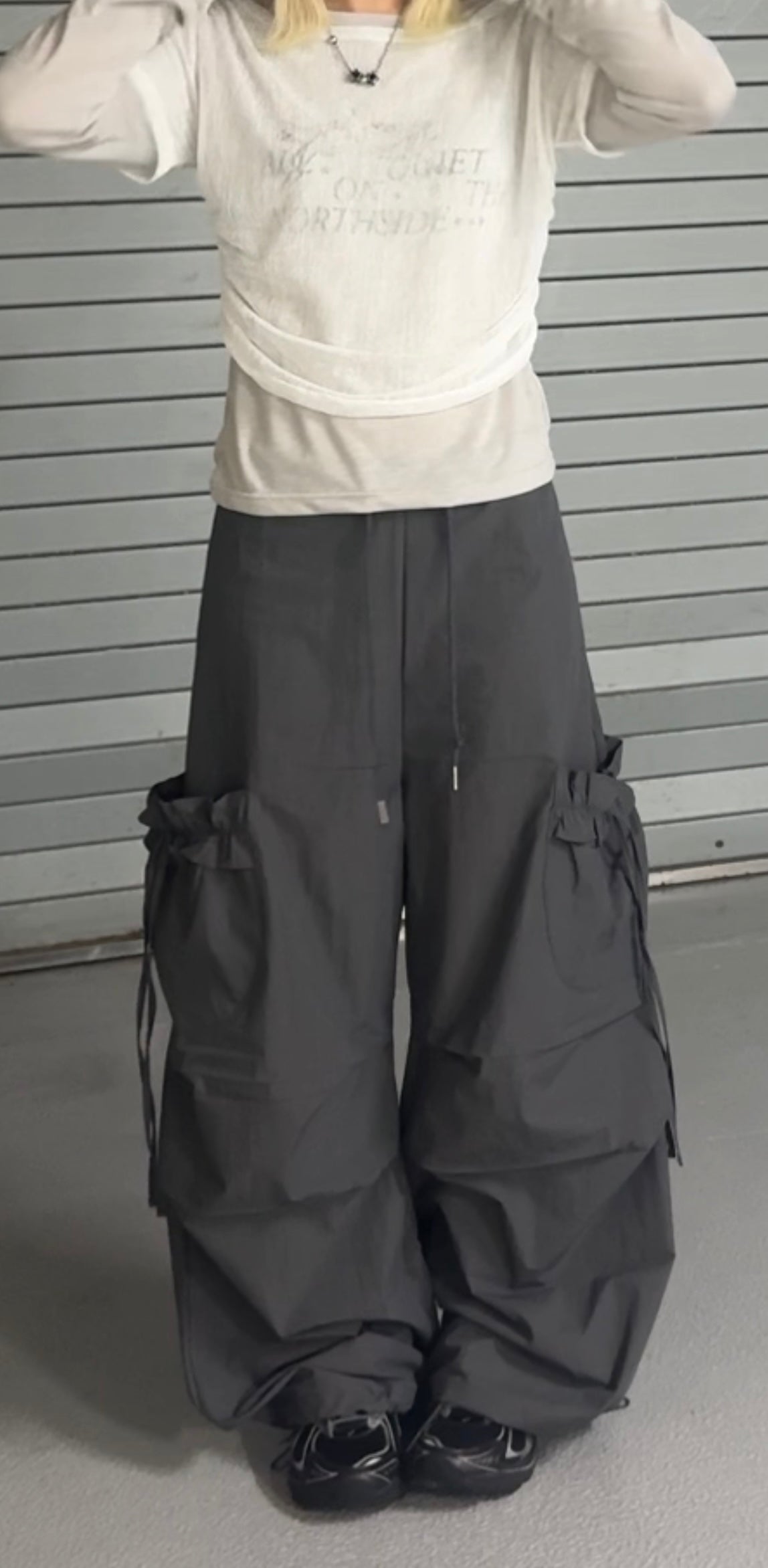 Must in 索繩ruffle工裝褲