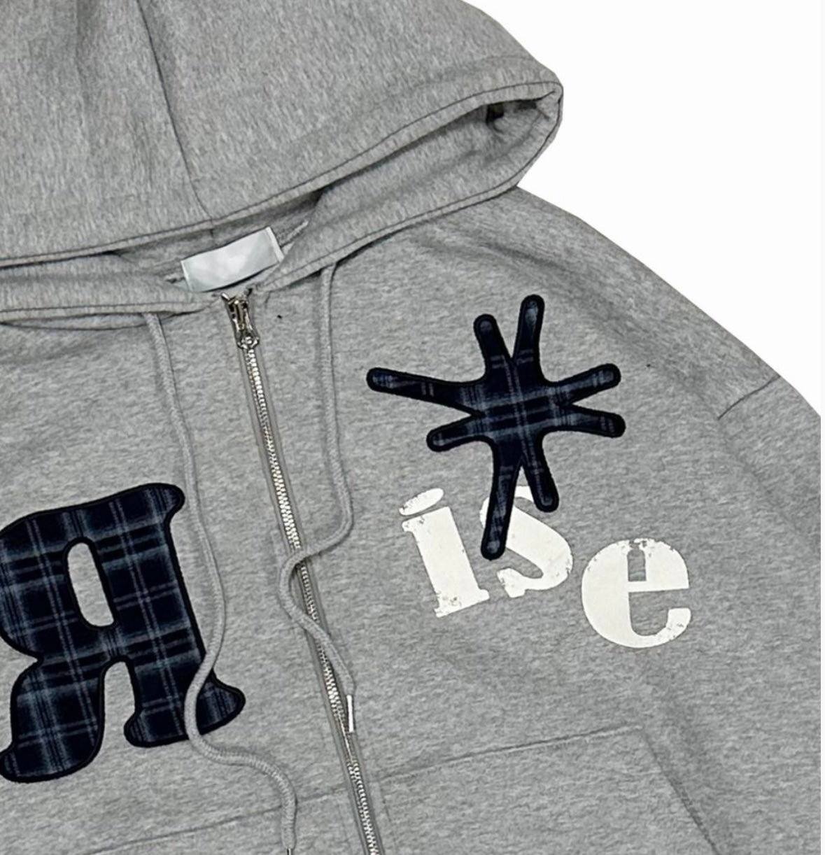 Unisex rise checked jacket