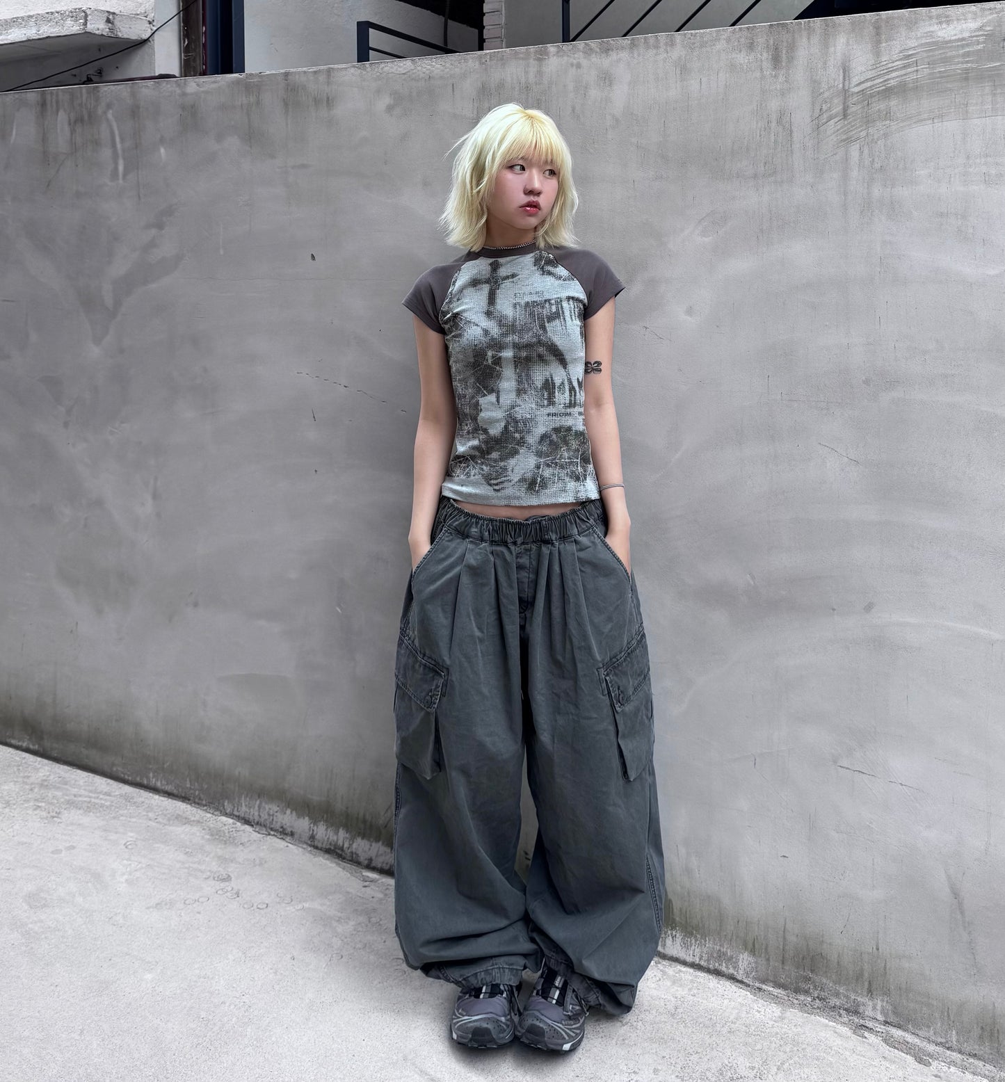 Unisex vintage leng pants