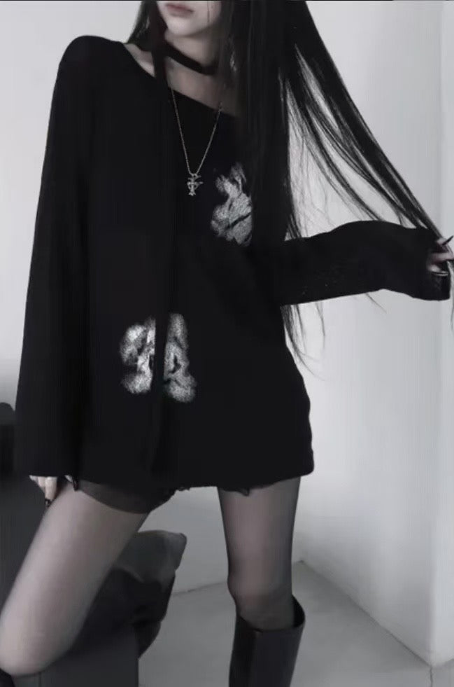 Flower scarf top