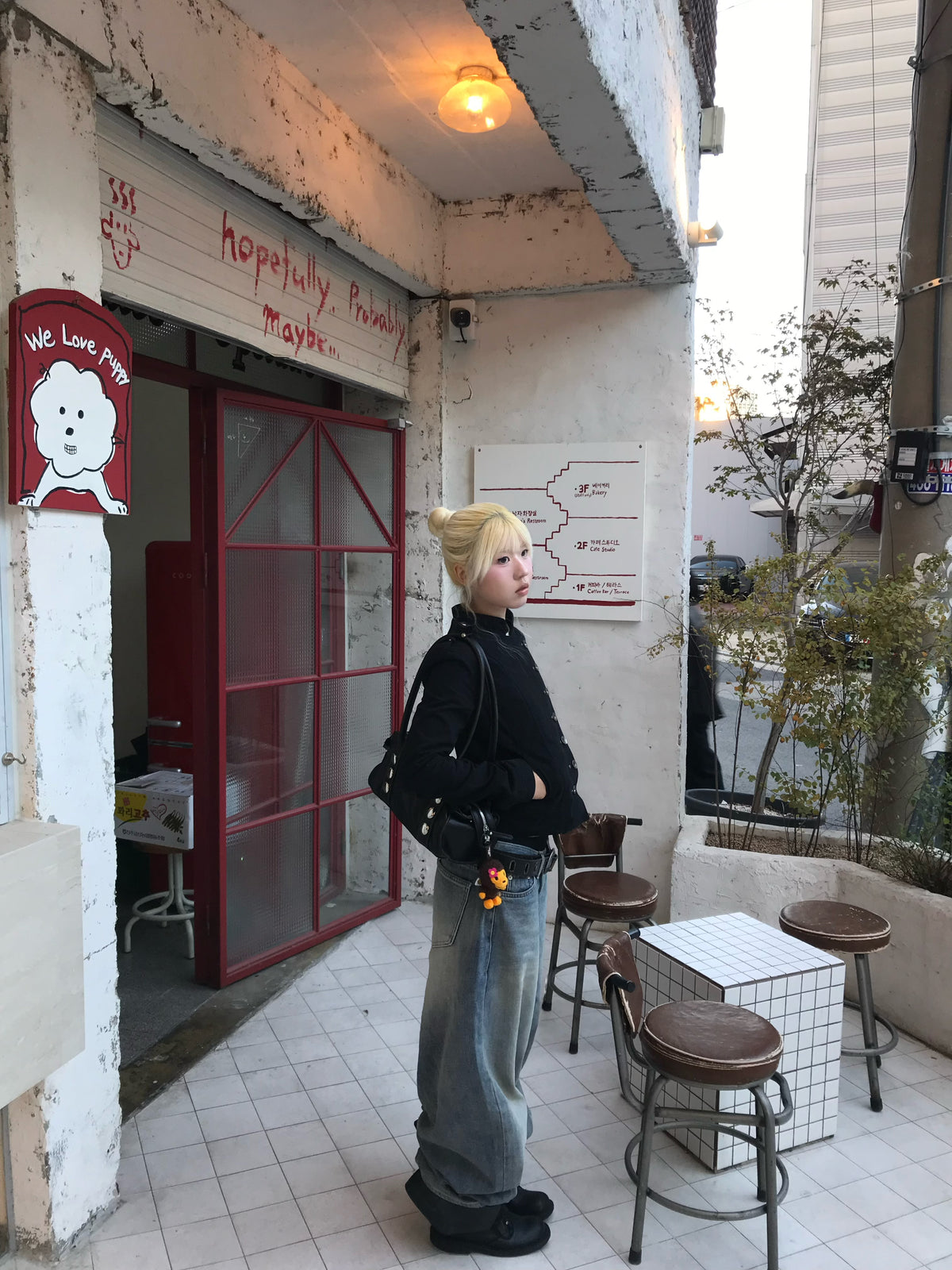 Unisex autumn classic denim pants