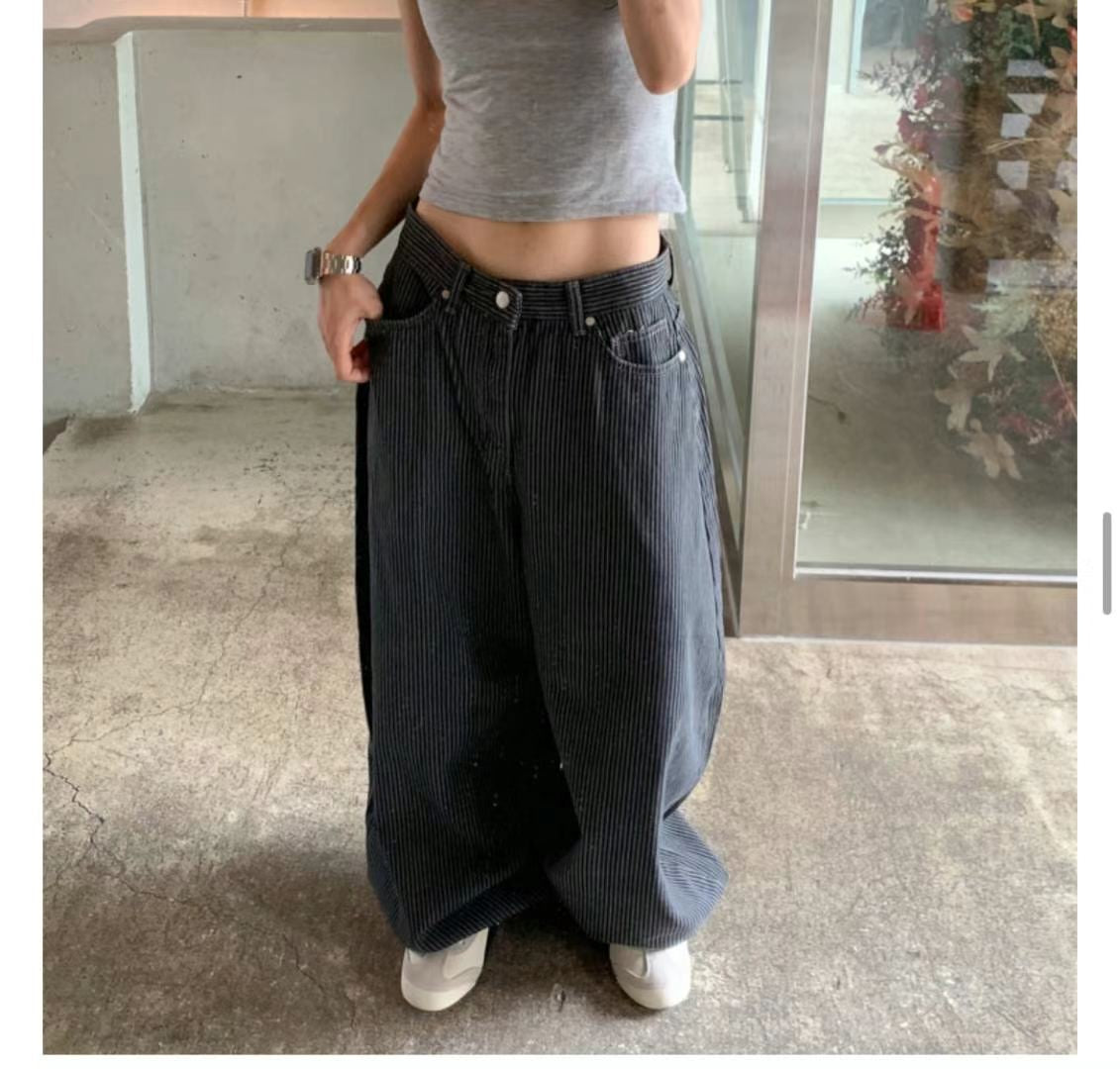 Unisex perfect striped pants