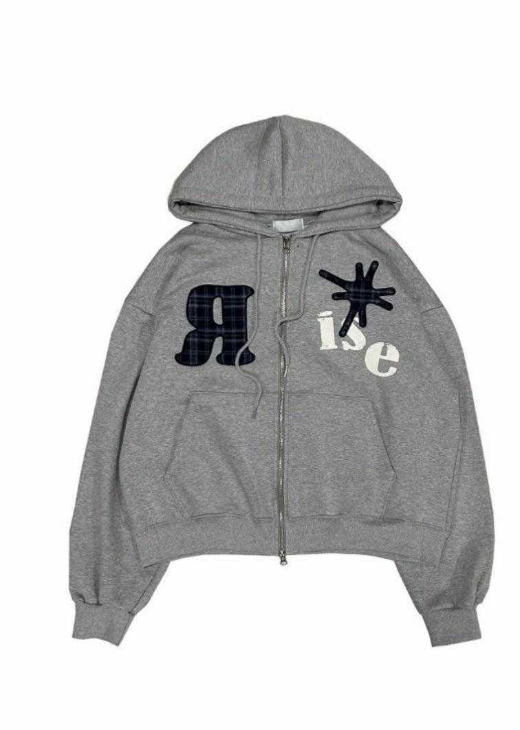 Unisex  rise checked jacket