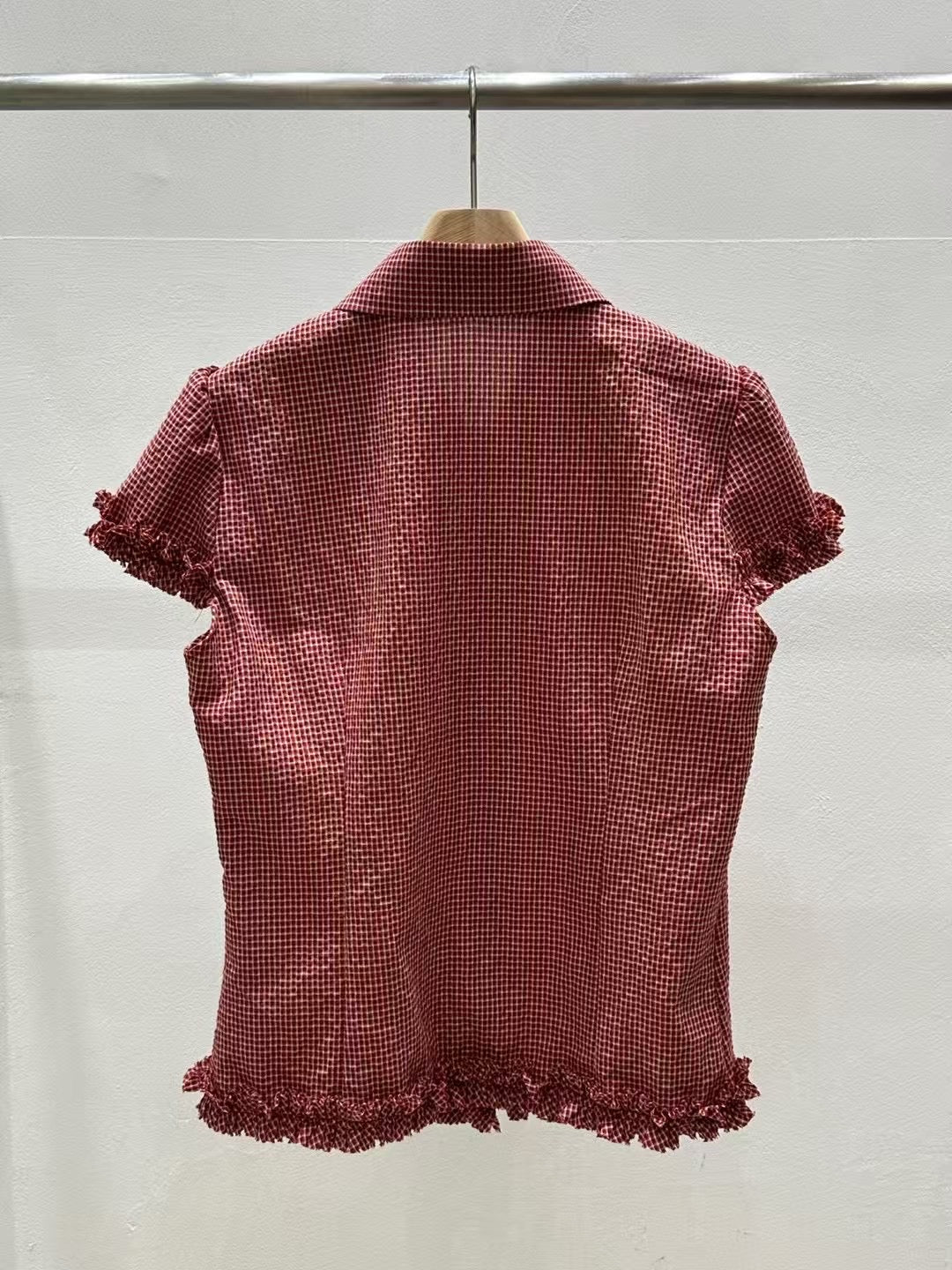 Ruffle leng shirts