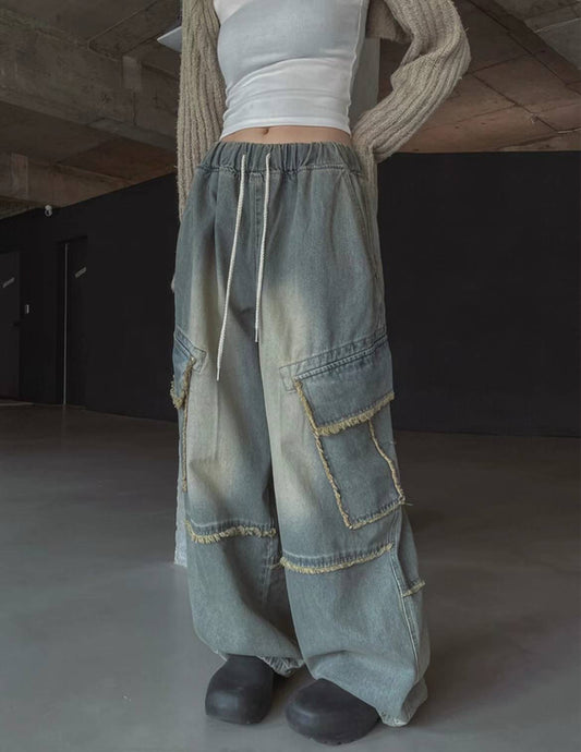 Unisex soso details pants