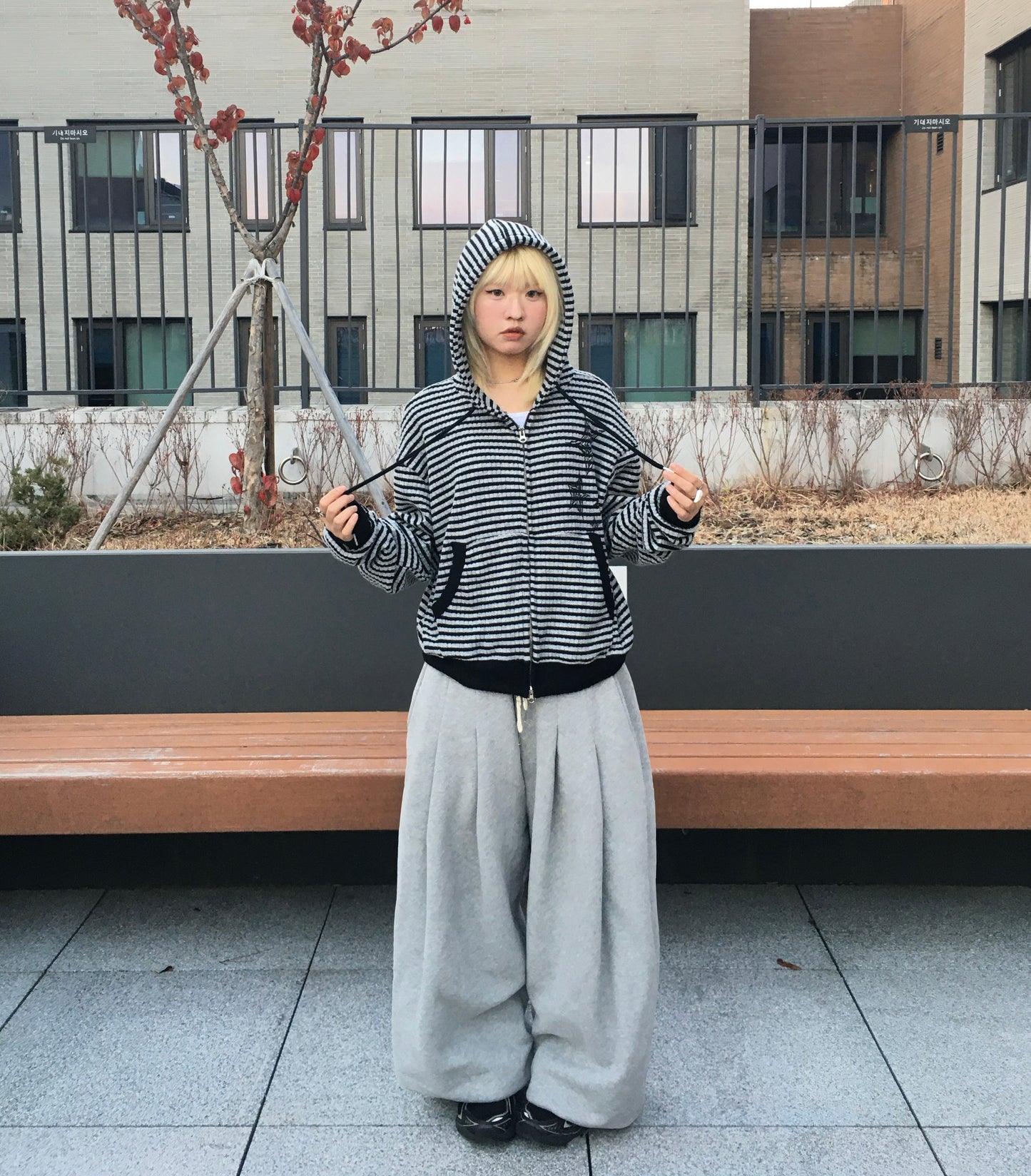 Unisex striped star jacket