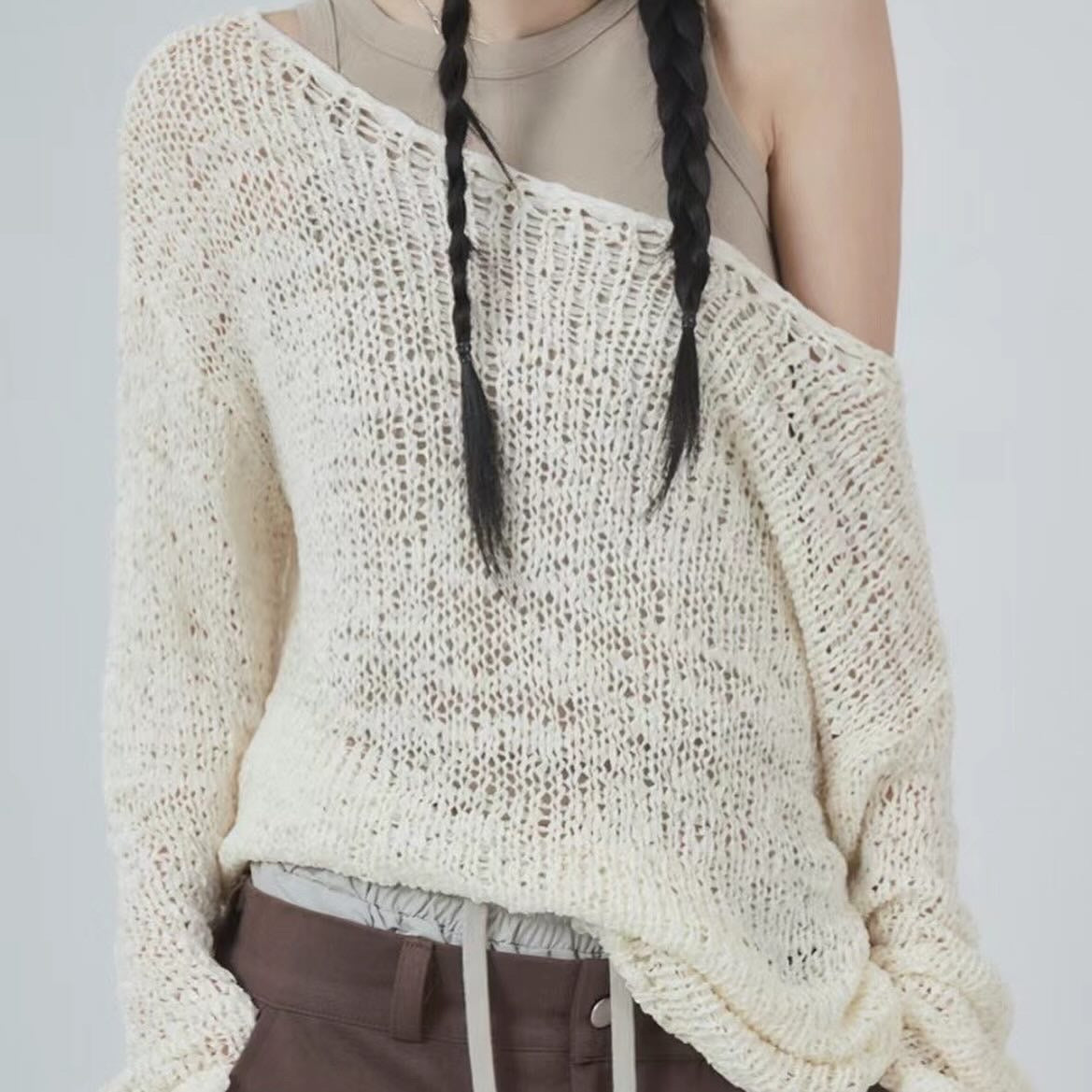 Causal knit top