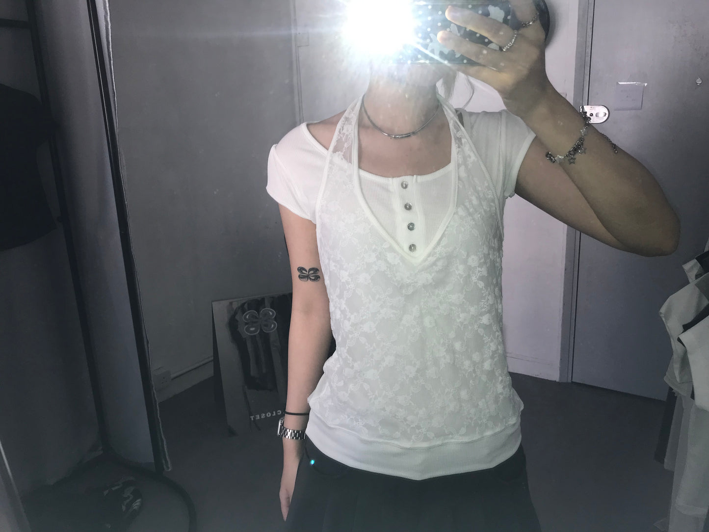 Must in Lace top set