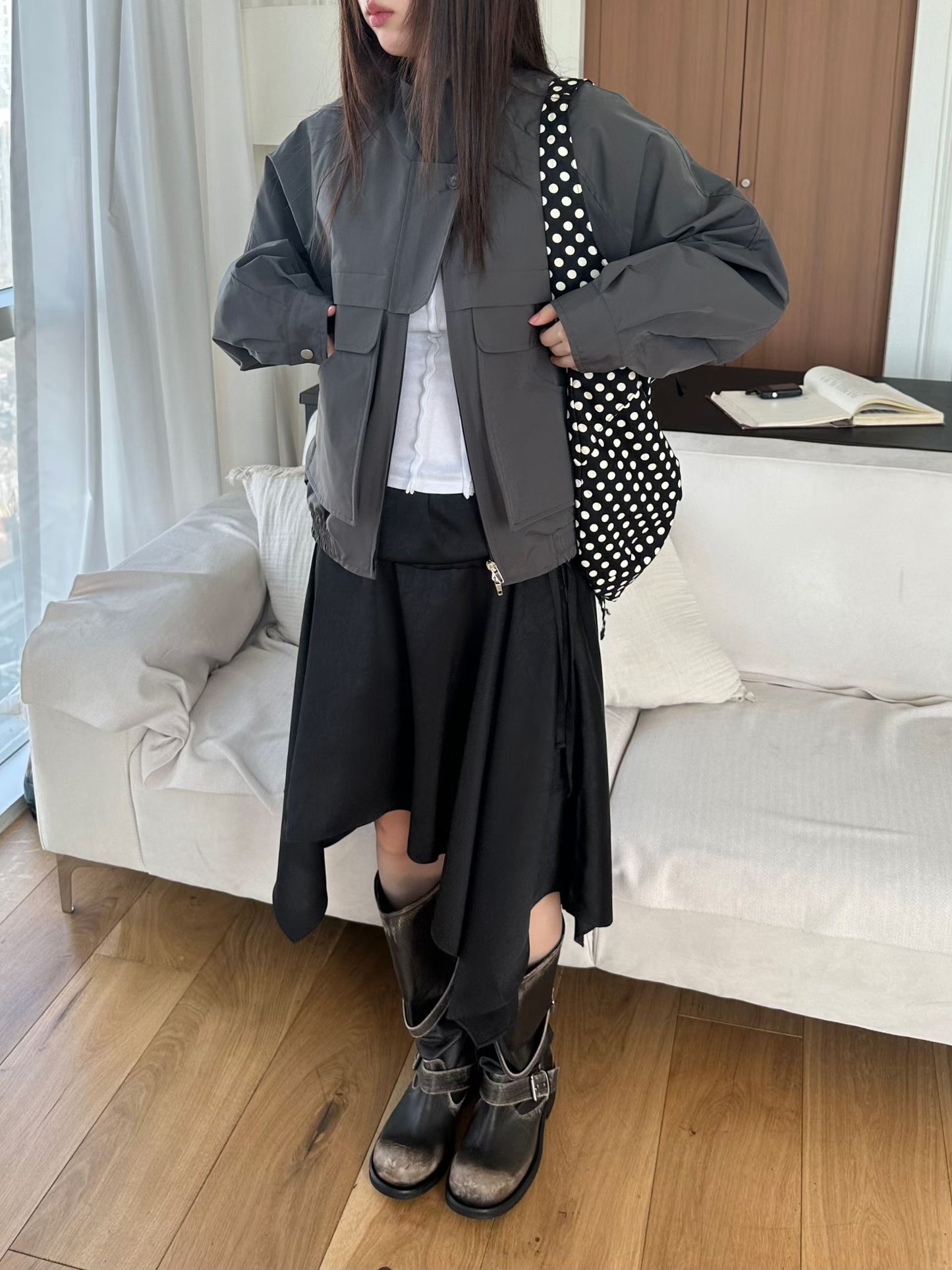 ￼ unregular layer skirt