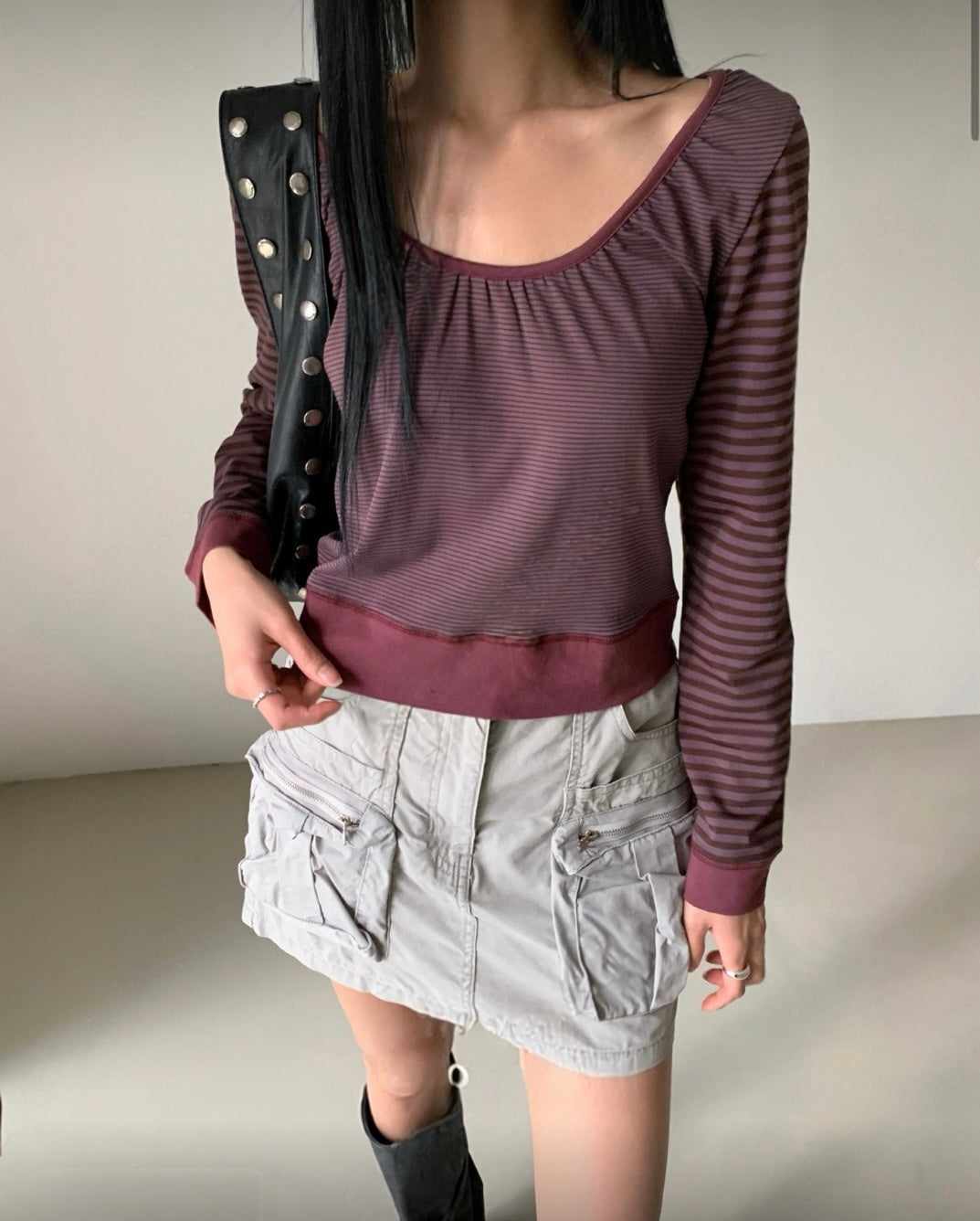 2way striped top