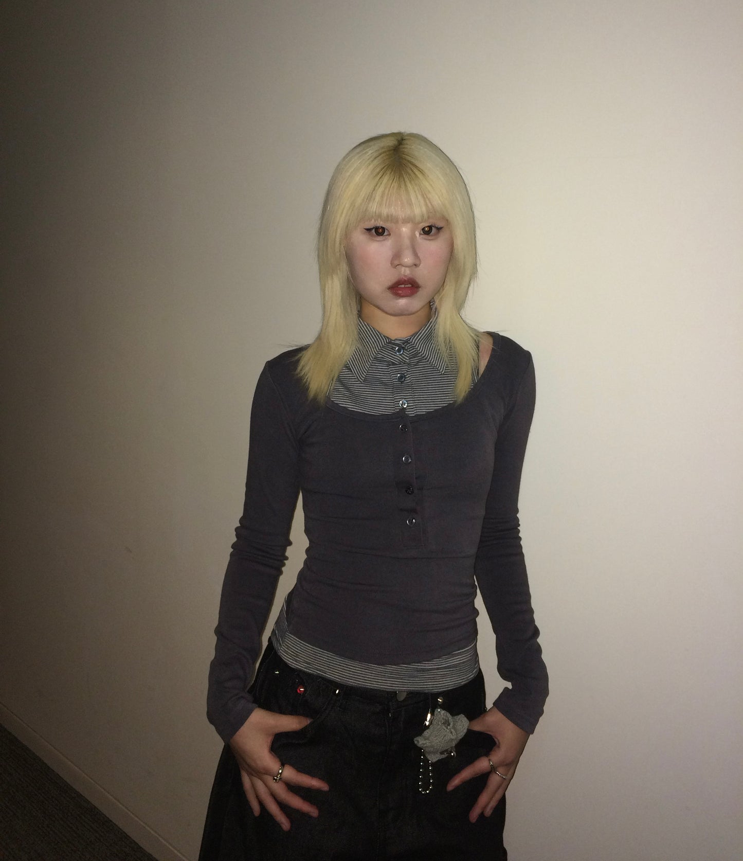 Striped cool layer top