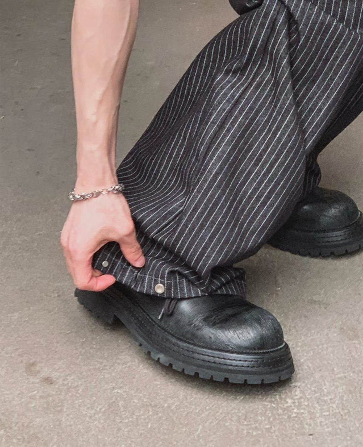 Unisex leng striped pants