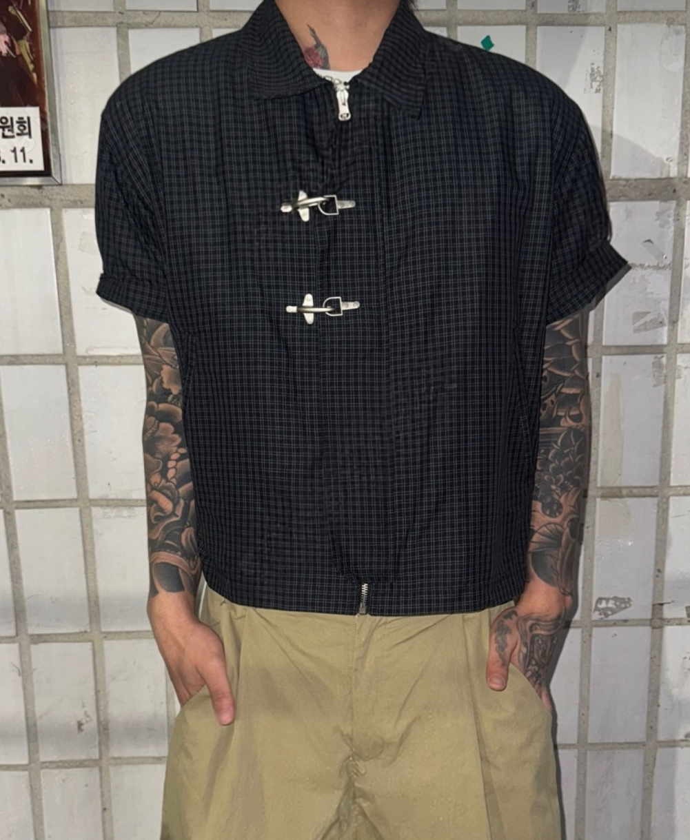 Special!!✨✨Unisex 短版消防扣恤衫￼