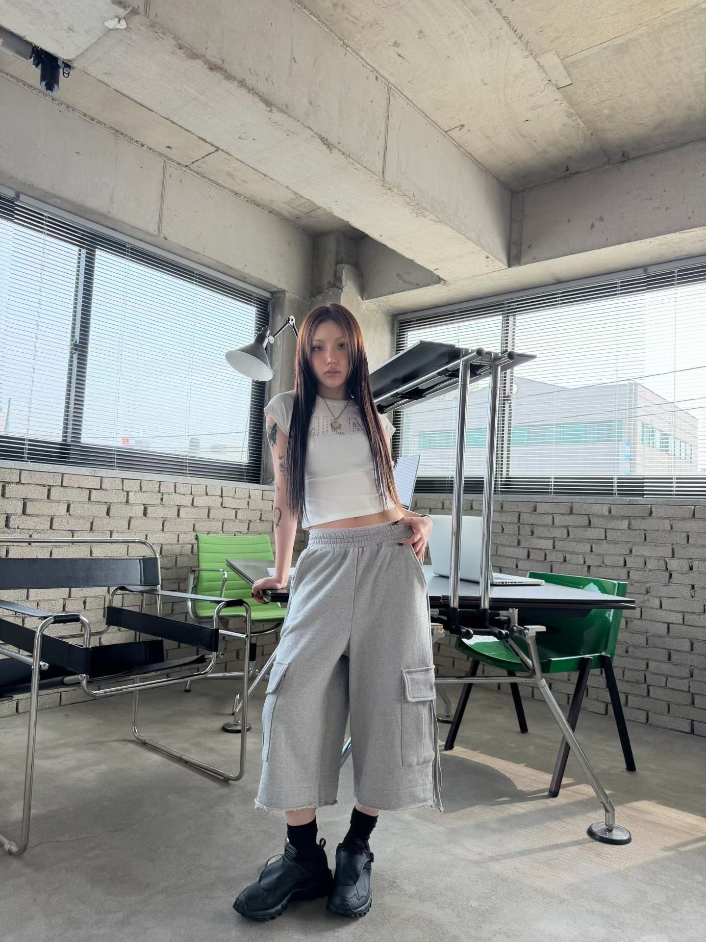 Fancy cotton shorts