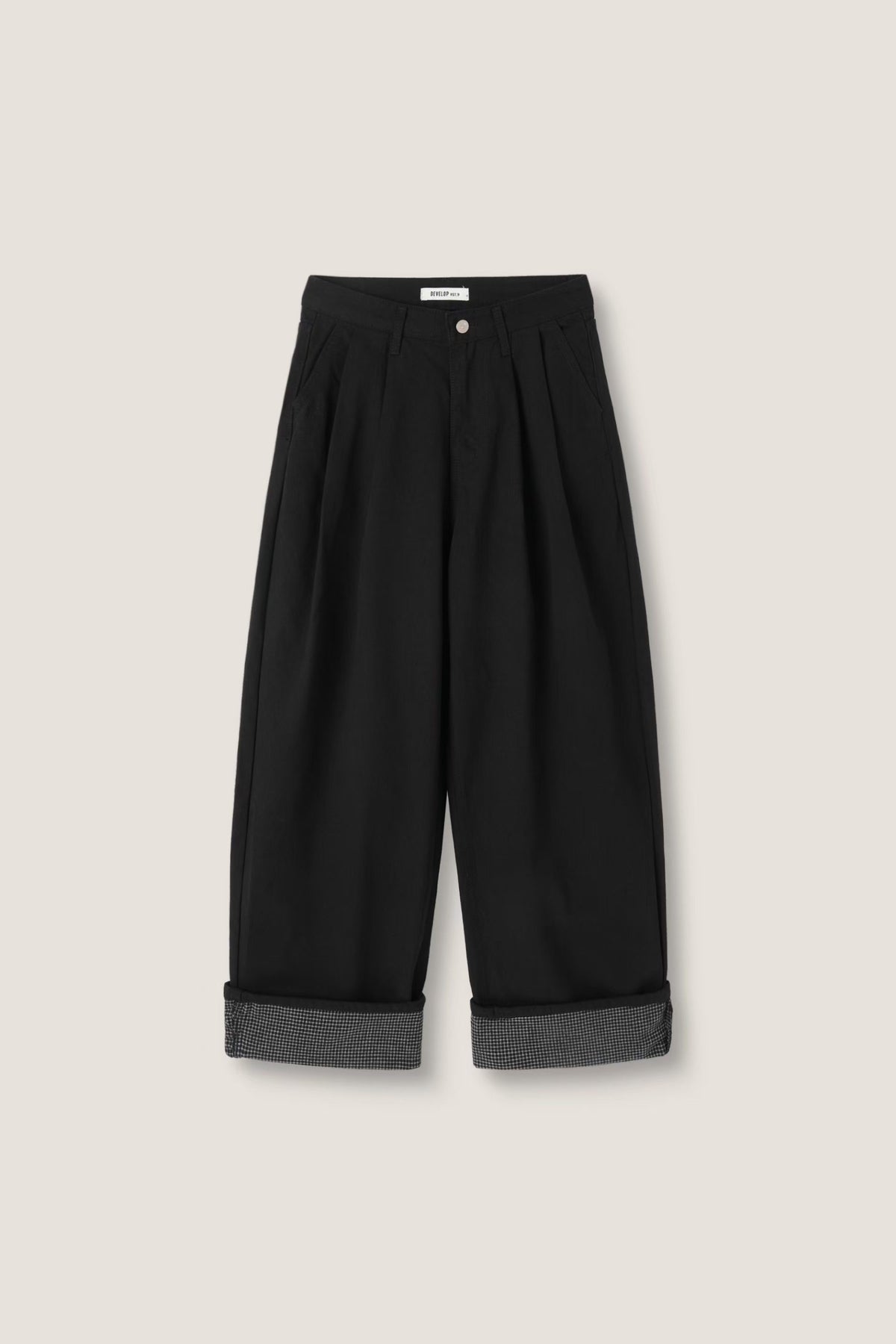 Unisex checked pants