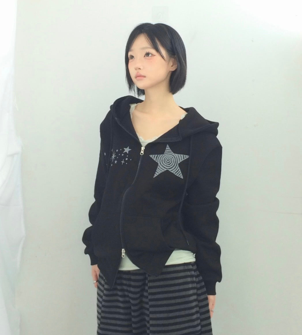 Star dizzy Zip hoodie