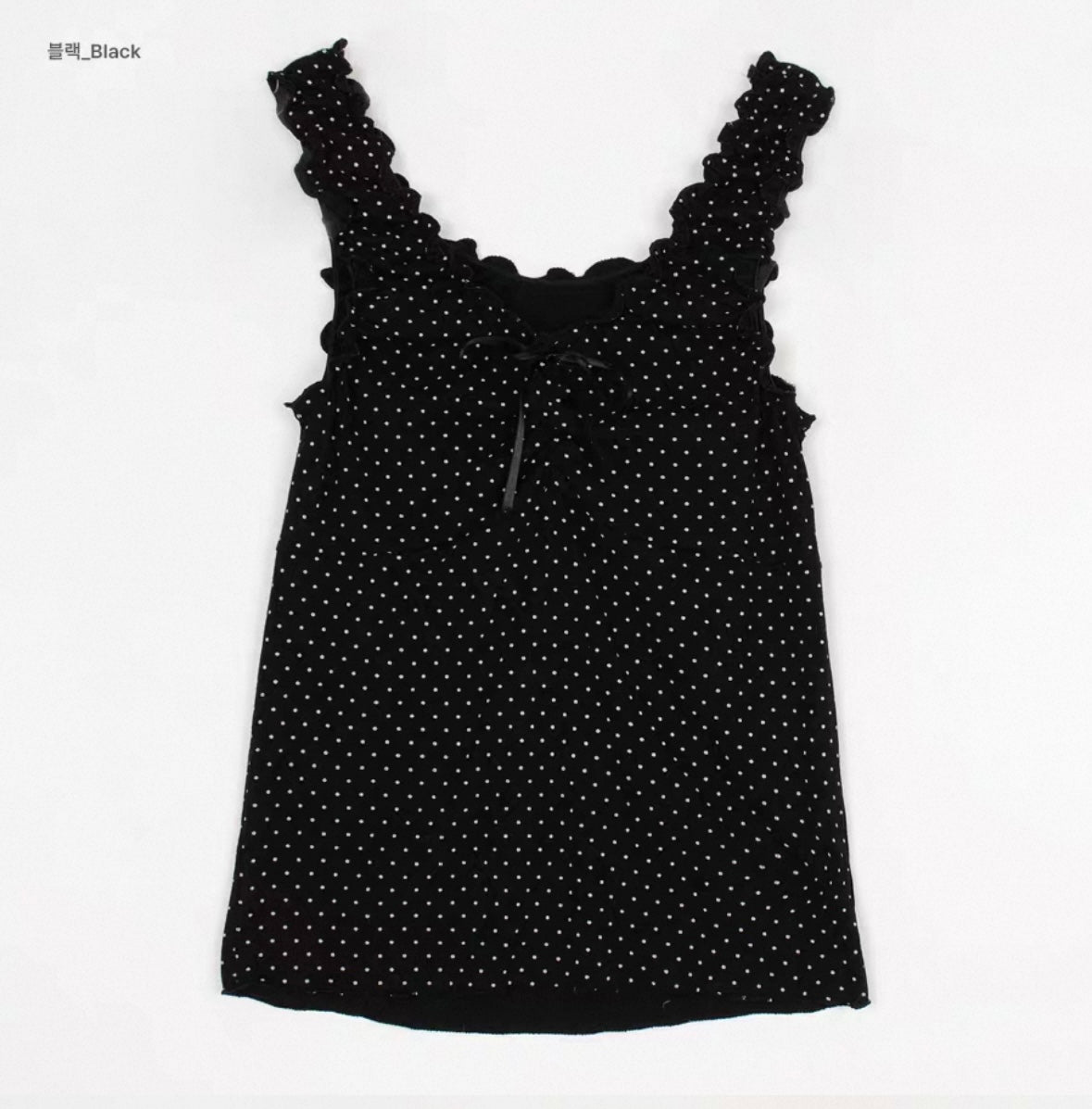 Pot ruffle ribbon tee