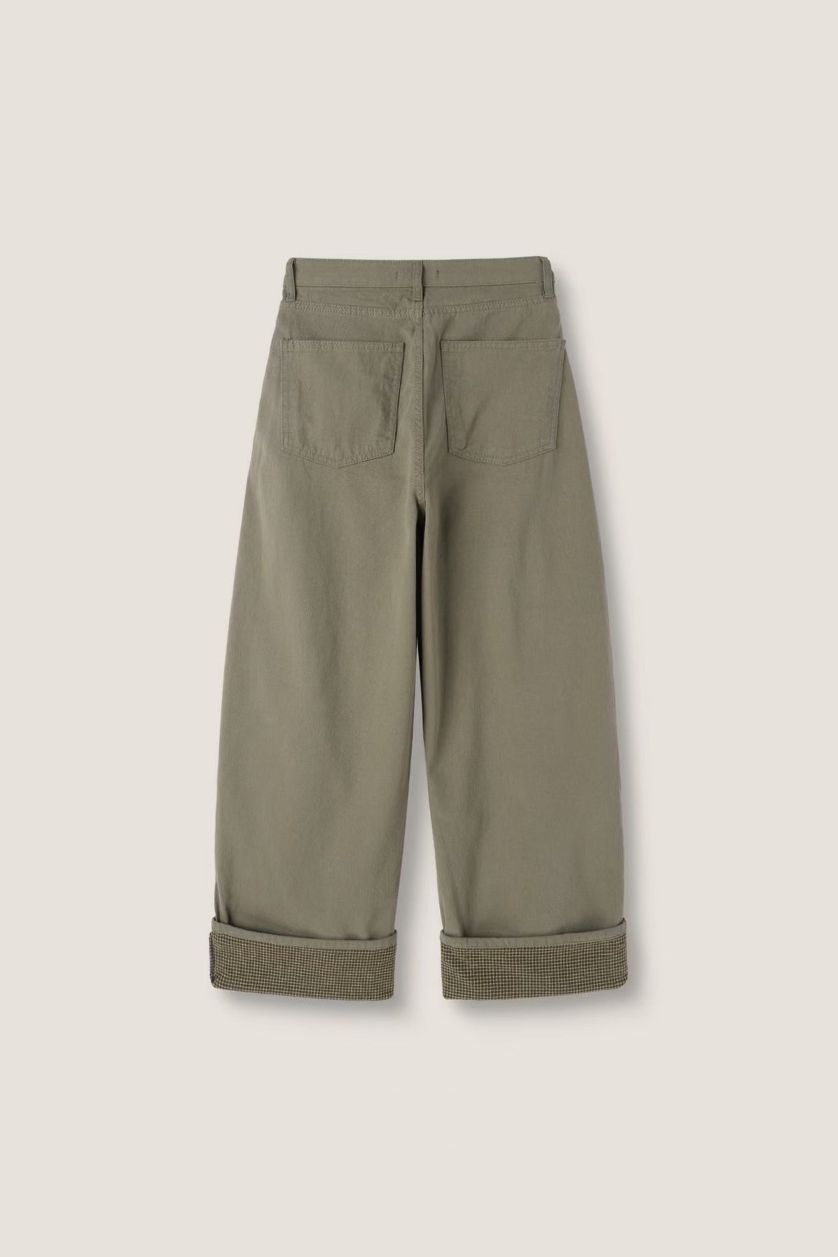Unisex checked pants