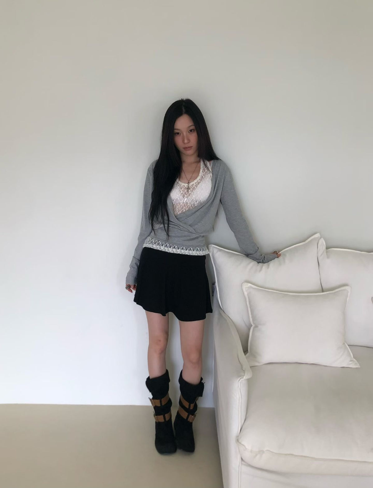 Autumn lace top set (可分拆)
