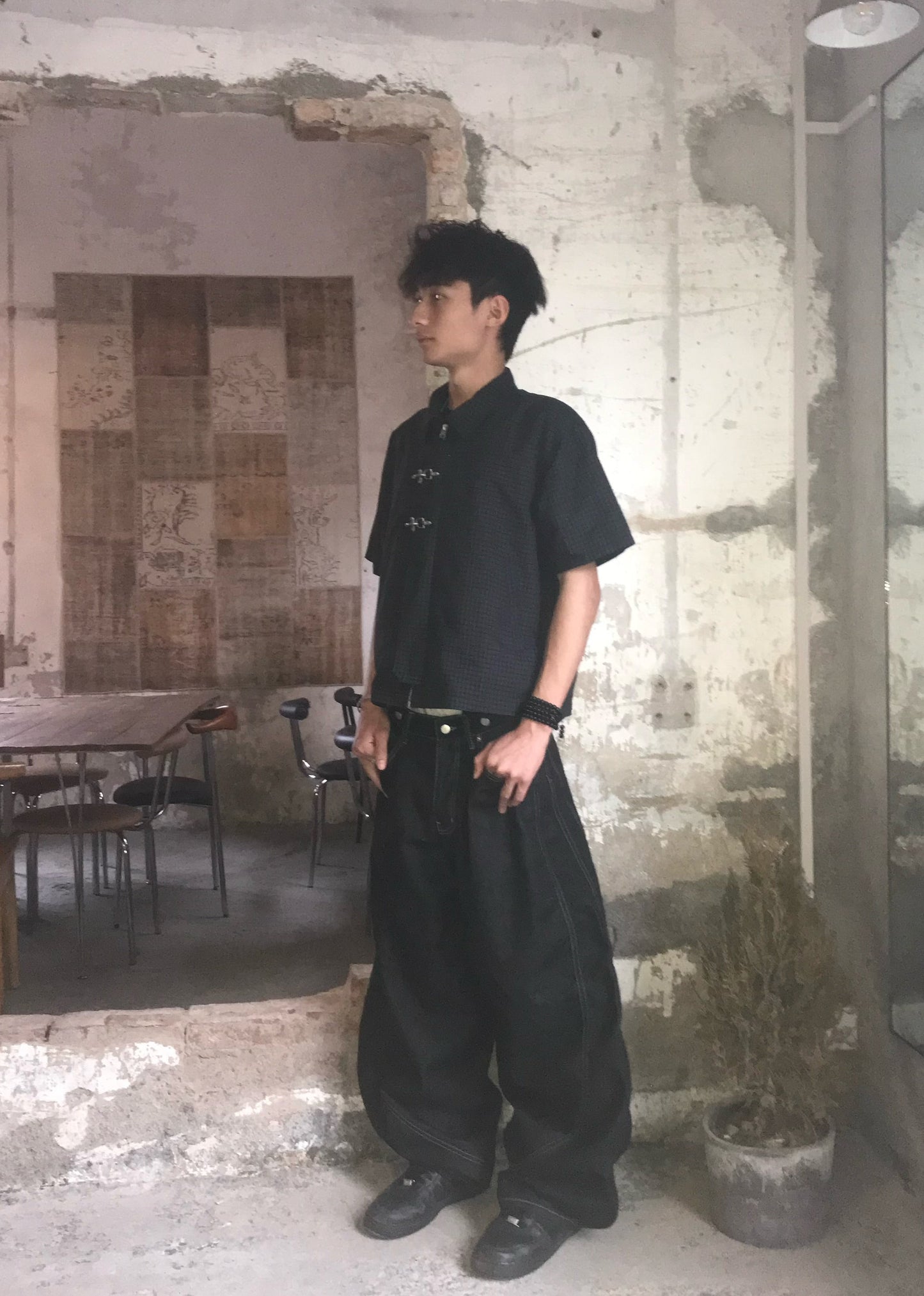 Special!!✨✨Unisex 短版消防扣恤衫￼