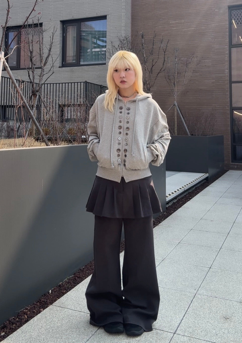 Special button jacket
